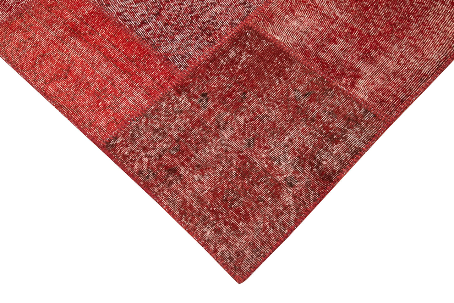 8x12 Red Patchwork Rug- 34859