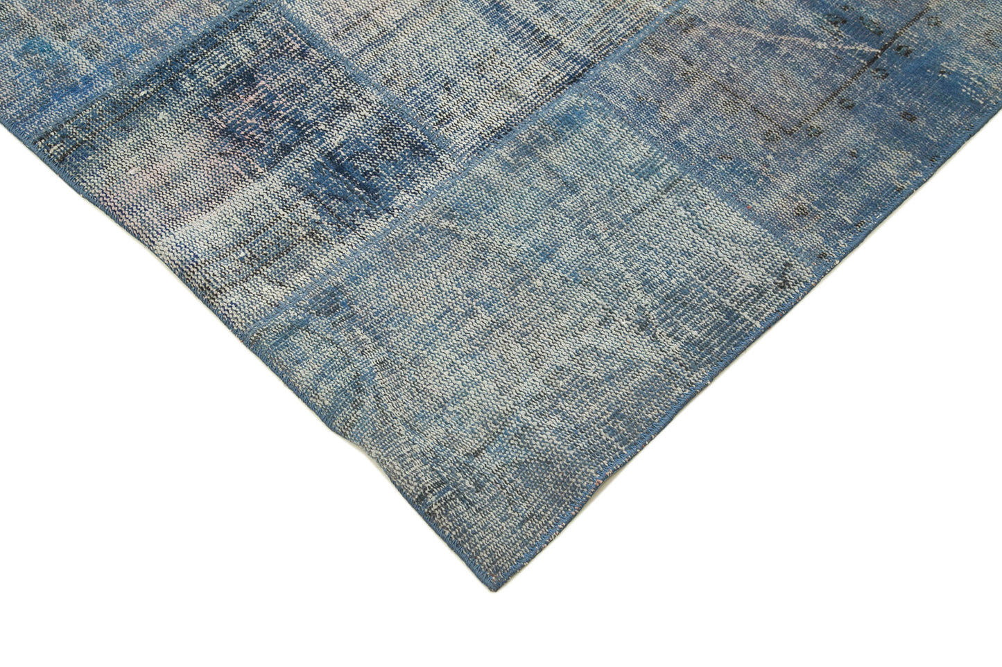 8x10 Blue Patchwork Rug - 34869