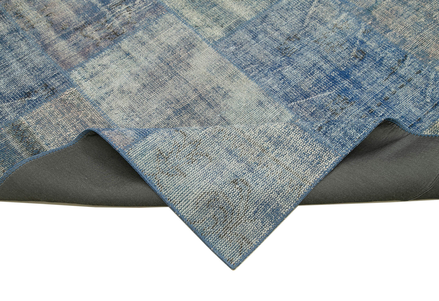 8x10 Blue Patchwork Rug - 34869