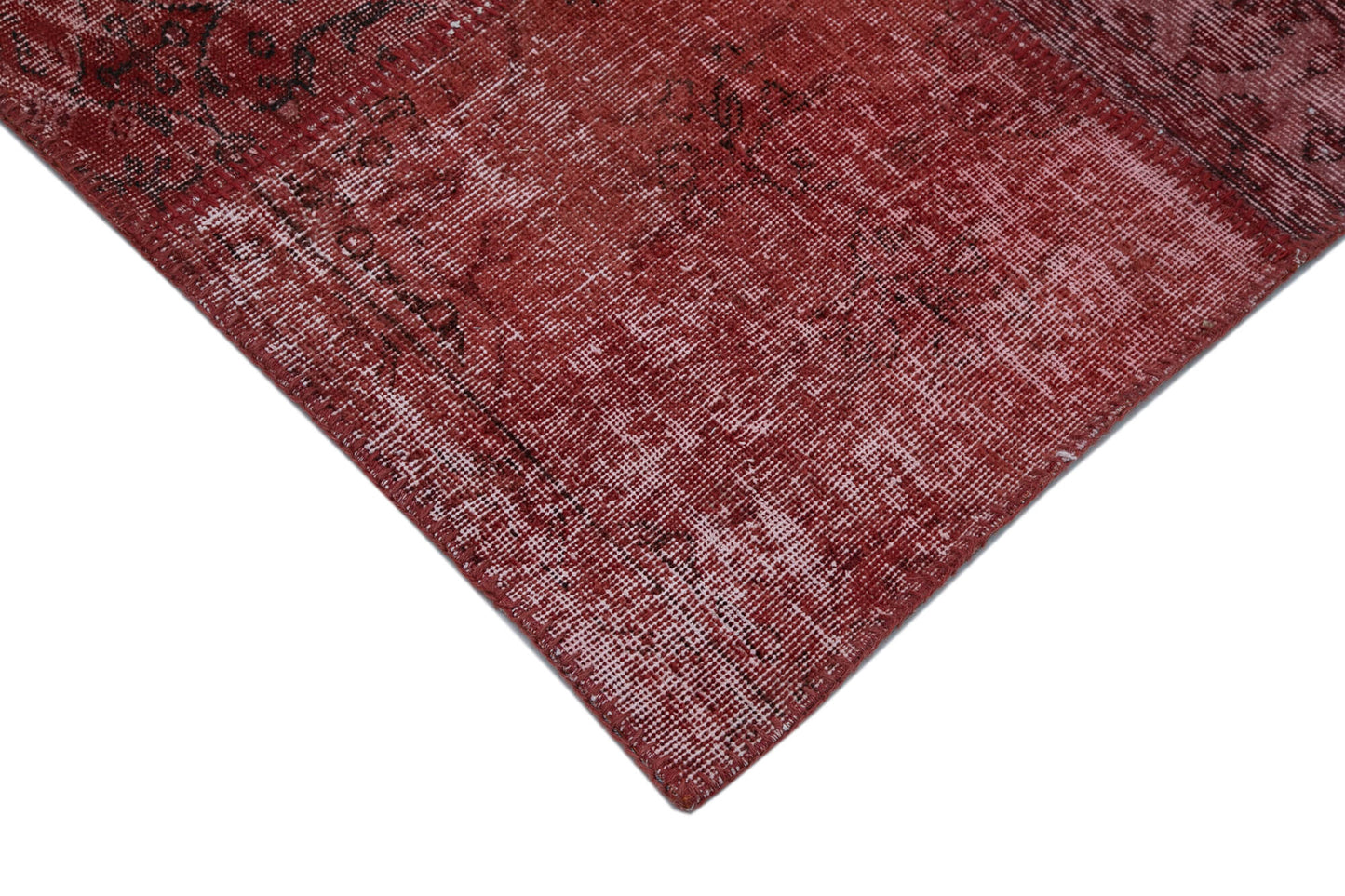 10x13 Red Patchwork Rug - 34966