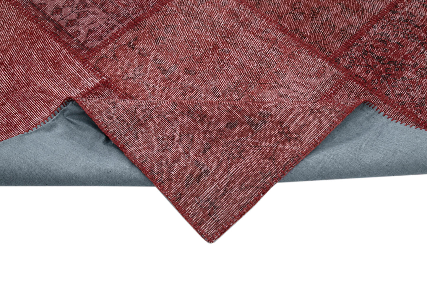 10x13 Red Patchwork Rug - 34966