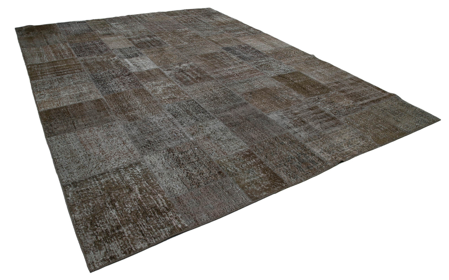 10x13 Brown Patchwork Rug - 34968