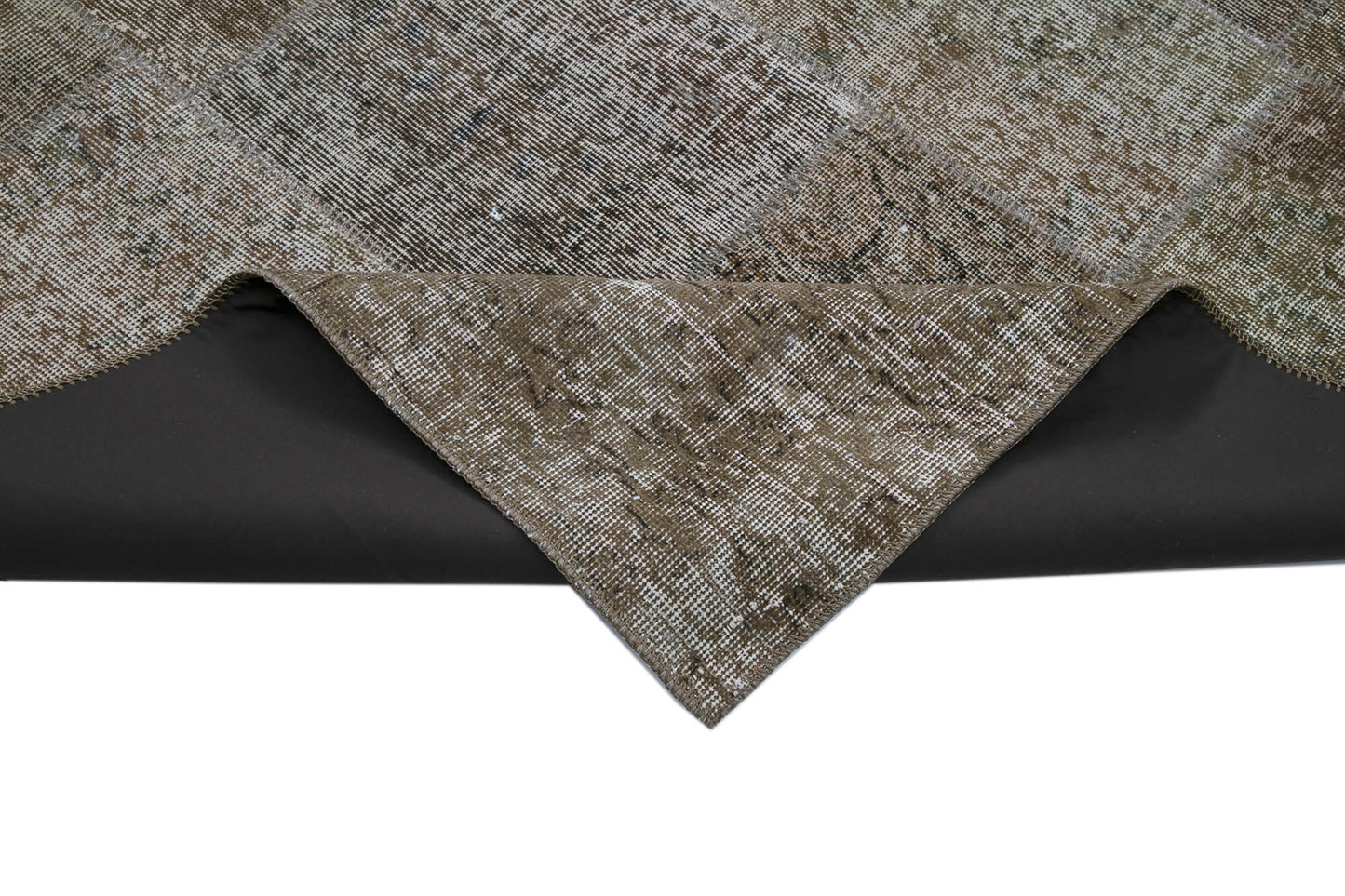 10x13 Brown Patchwork Rug - 34968