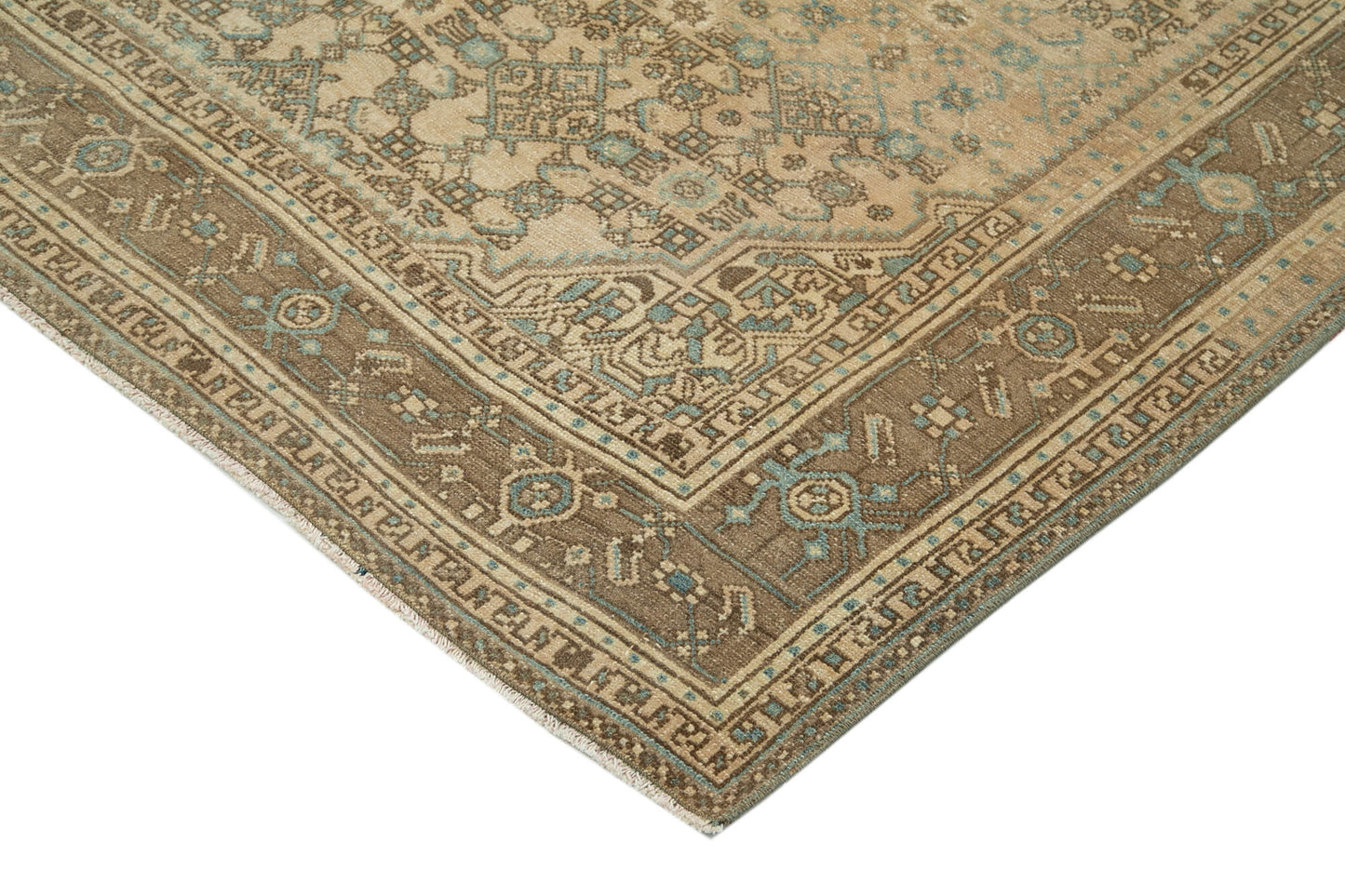 5x10 Beige Vintage Large Area Rug - 35108