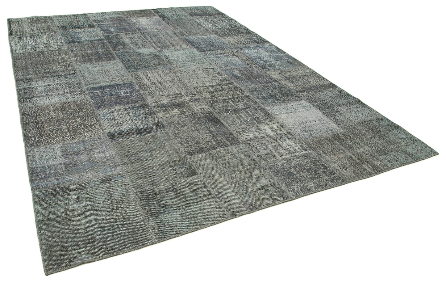 8x11 Grey Patchwork Rug- 35190