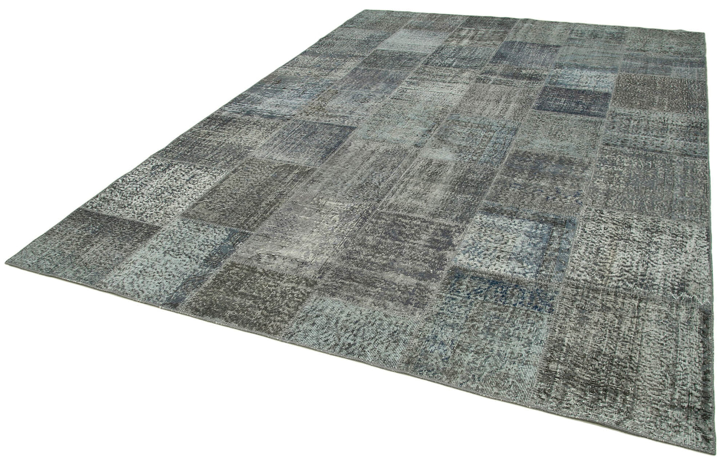 8x11 Grey Patchwork Rug- 35190