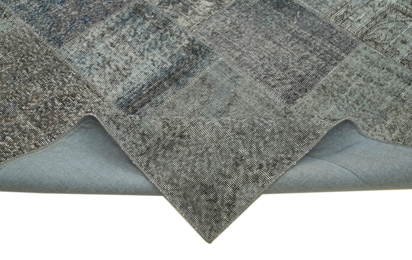 8x11 Grey Patchwork Rug- 35190