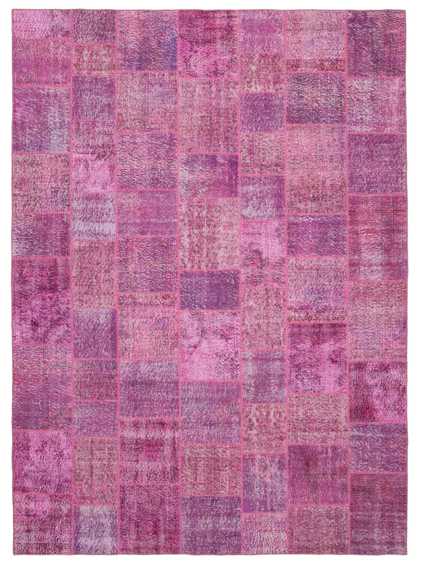 8x11 Pink Patchwork Rug- 35191