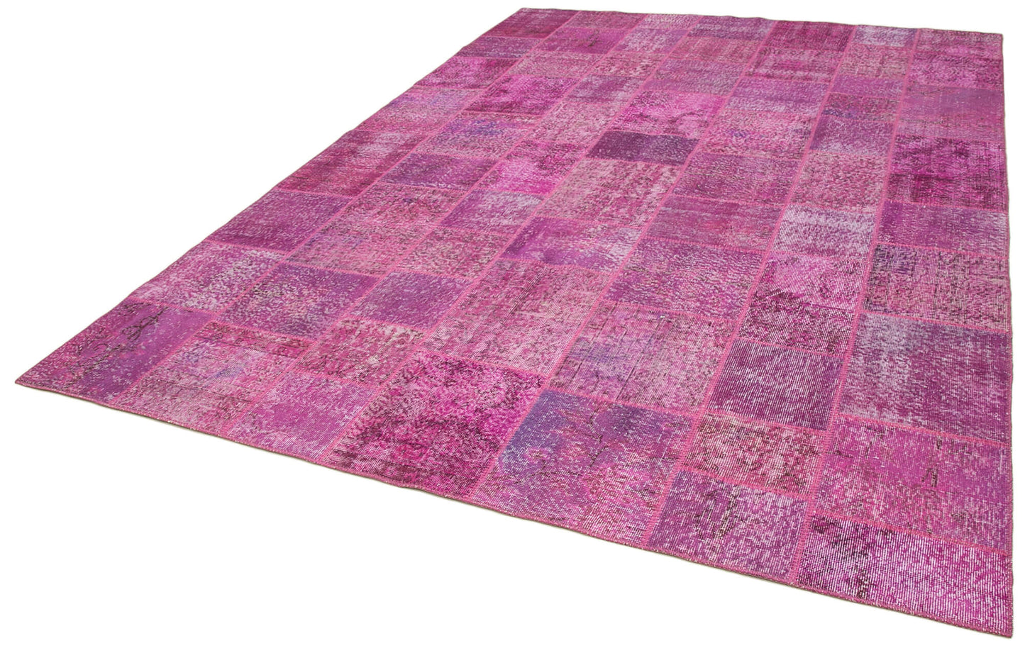 8x11 Pink Patchwork Rug- 35191