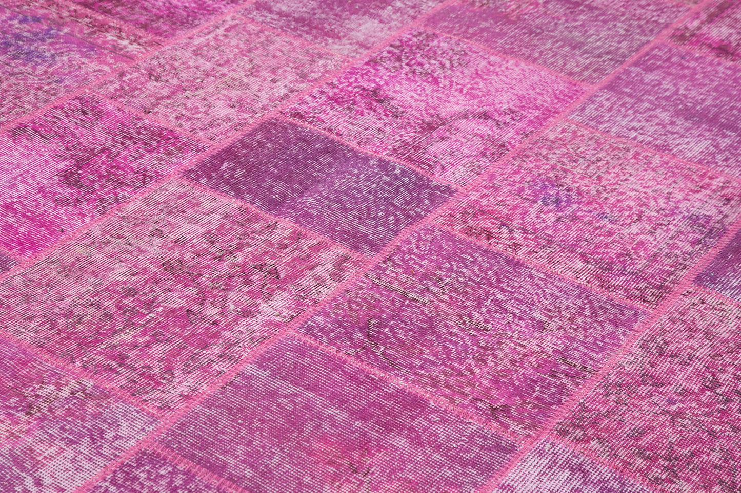 8x11 Pink Patchwork Rug- 35191