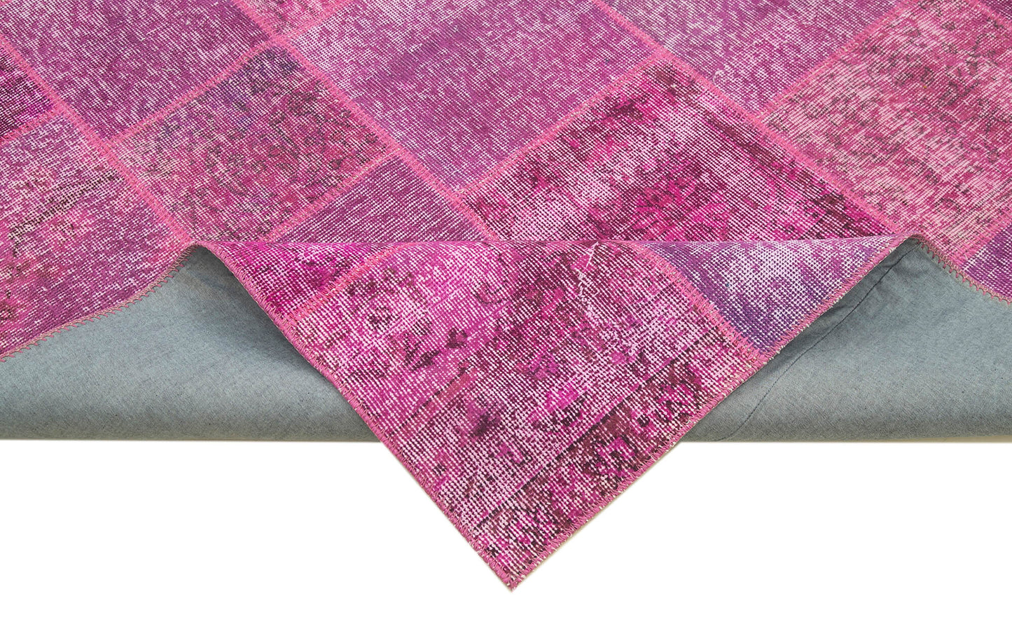 8x11 Pink Patchwork Rug- 35191