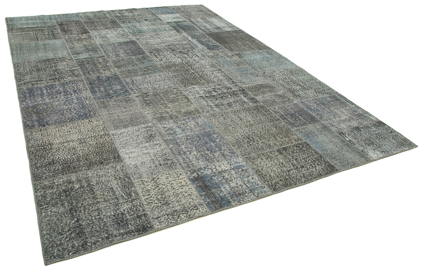 8x11 Grey Patchwork Rug- 35193