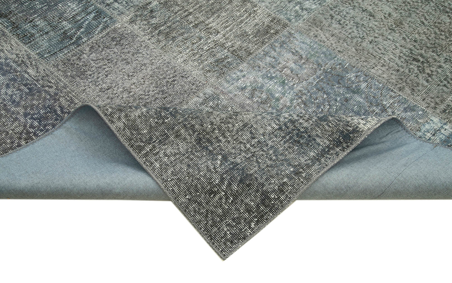 8x11 Grey Patchwork Rug- 35193