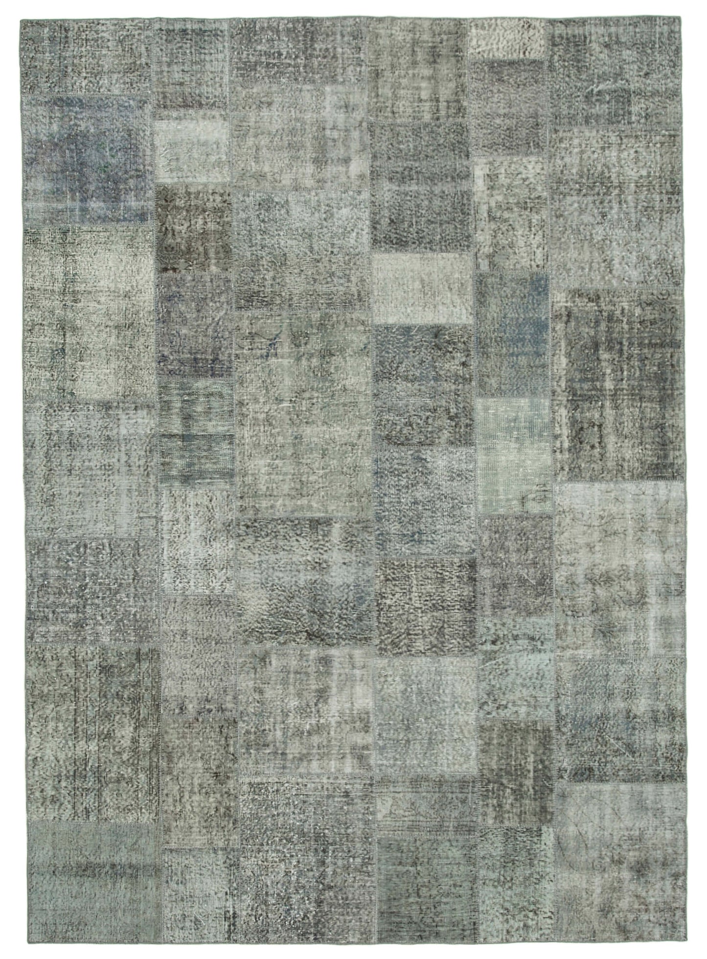 8x11 Grey Patchwork Rug- 35194