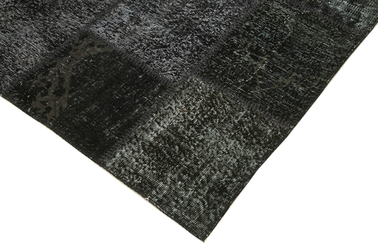 8x12 Black Patchwork Rug- 35196