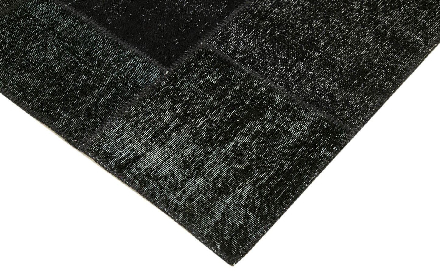 8x12 Black Patchwork Rug- 35199