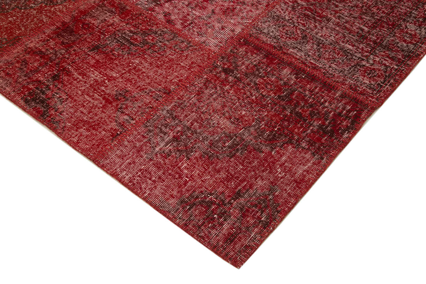 8x12 Red Patchwork Rug- 35209