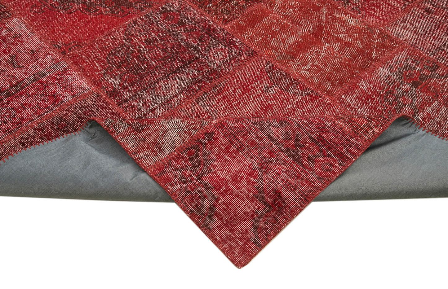 8x12 Red Patchwork Rug- 35209