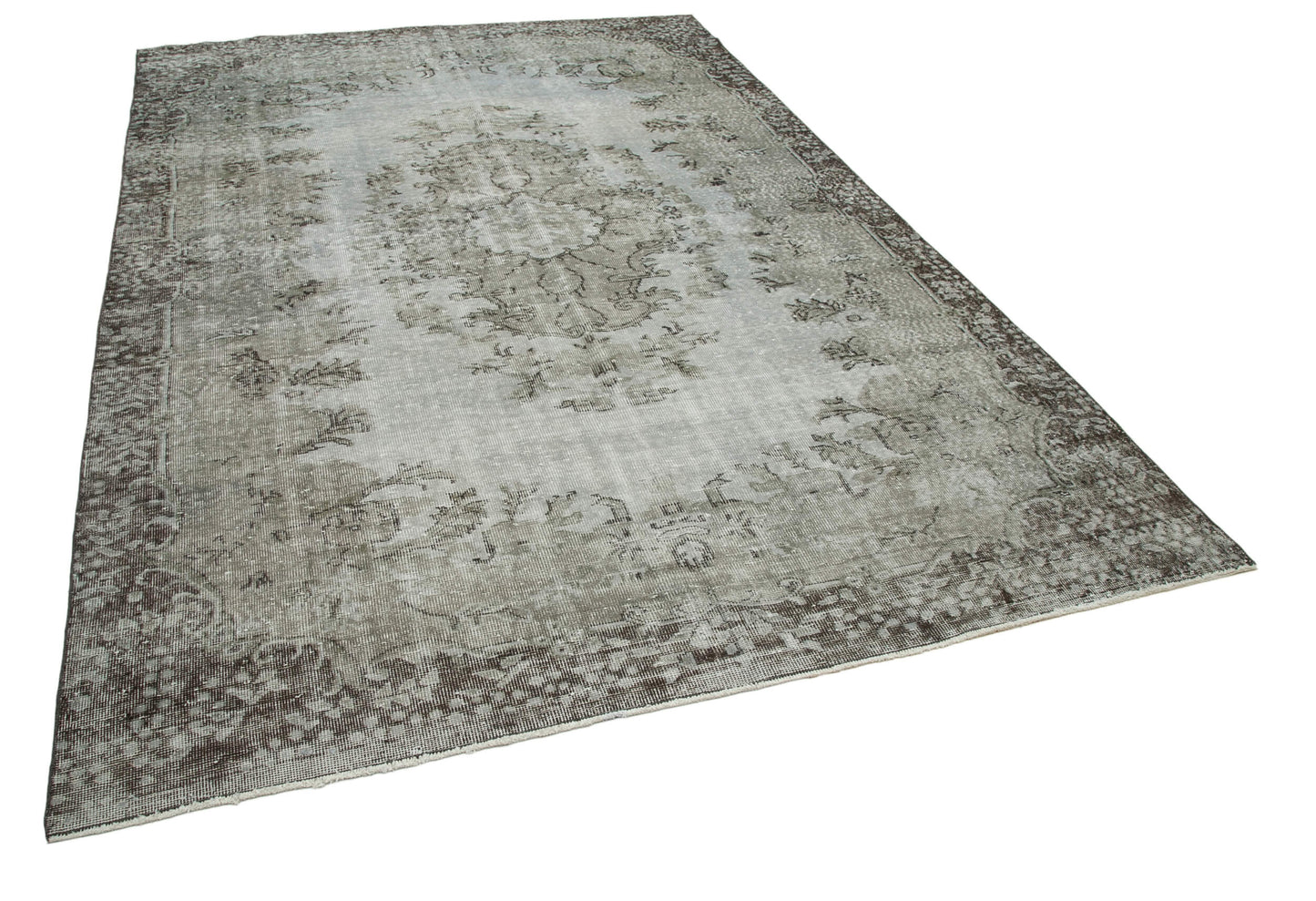 7x10 Grey Overdyed Rug - 35256