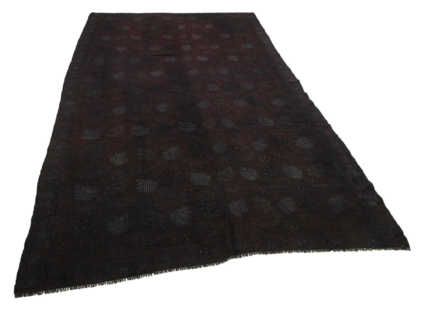 6x11 Brown Vintage Turkish Kilim Rug - 35582