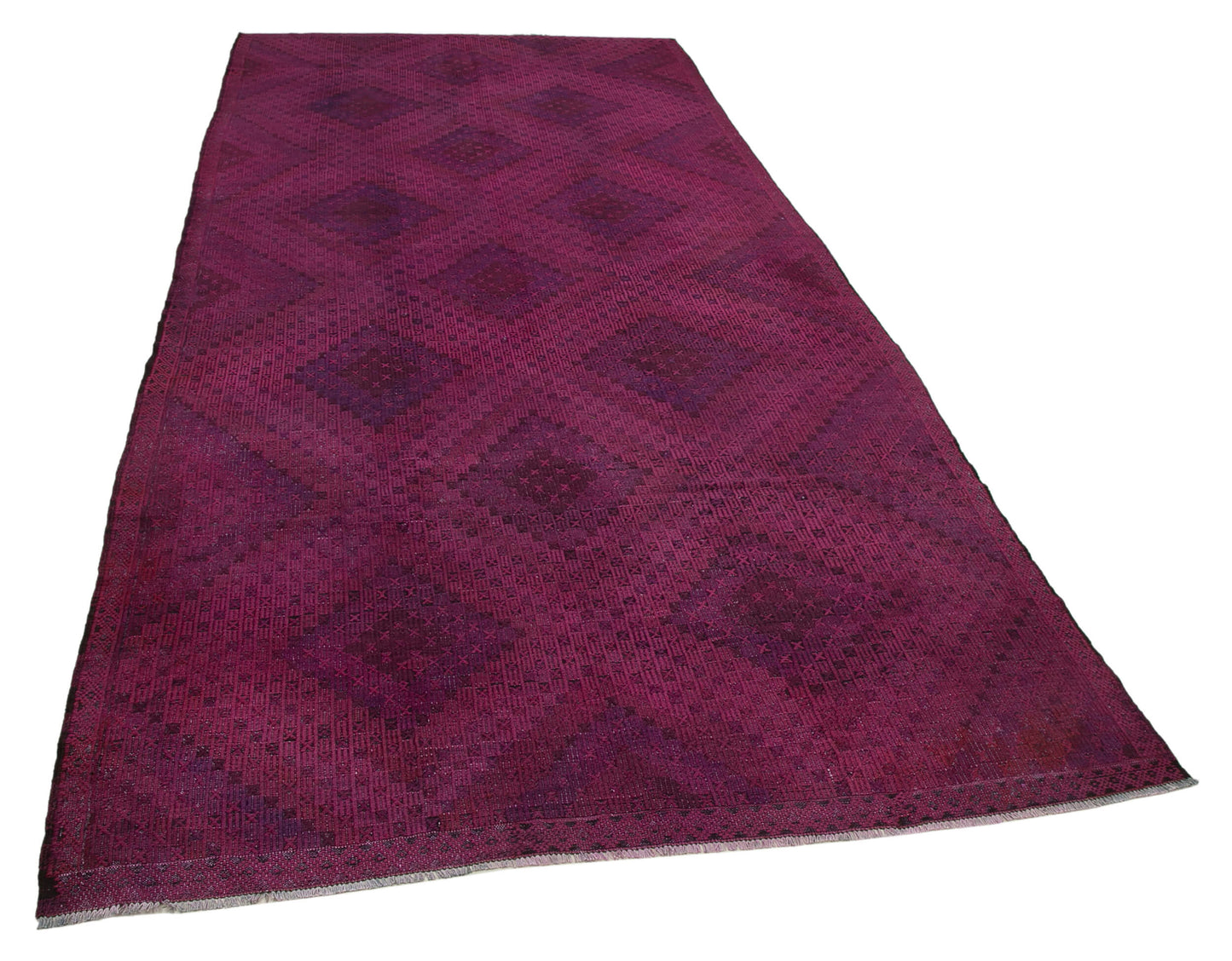 6x12 Purple Vintage Turkish Kilim Rug - 35660