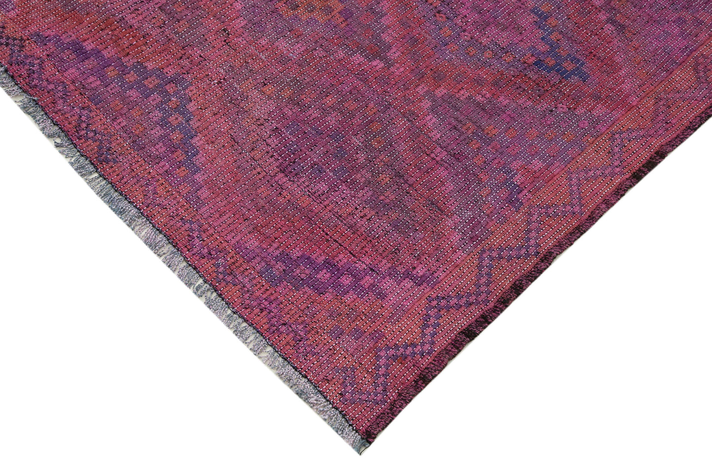 6x9 Pink Vintage Turkish Kilim Rug - 35674