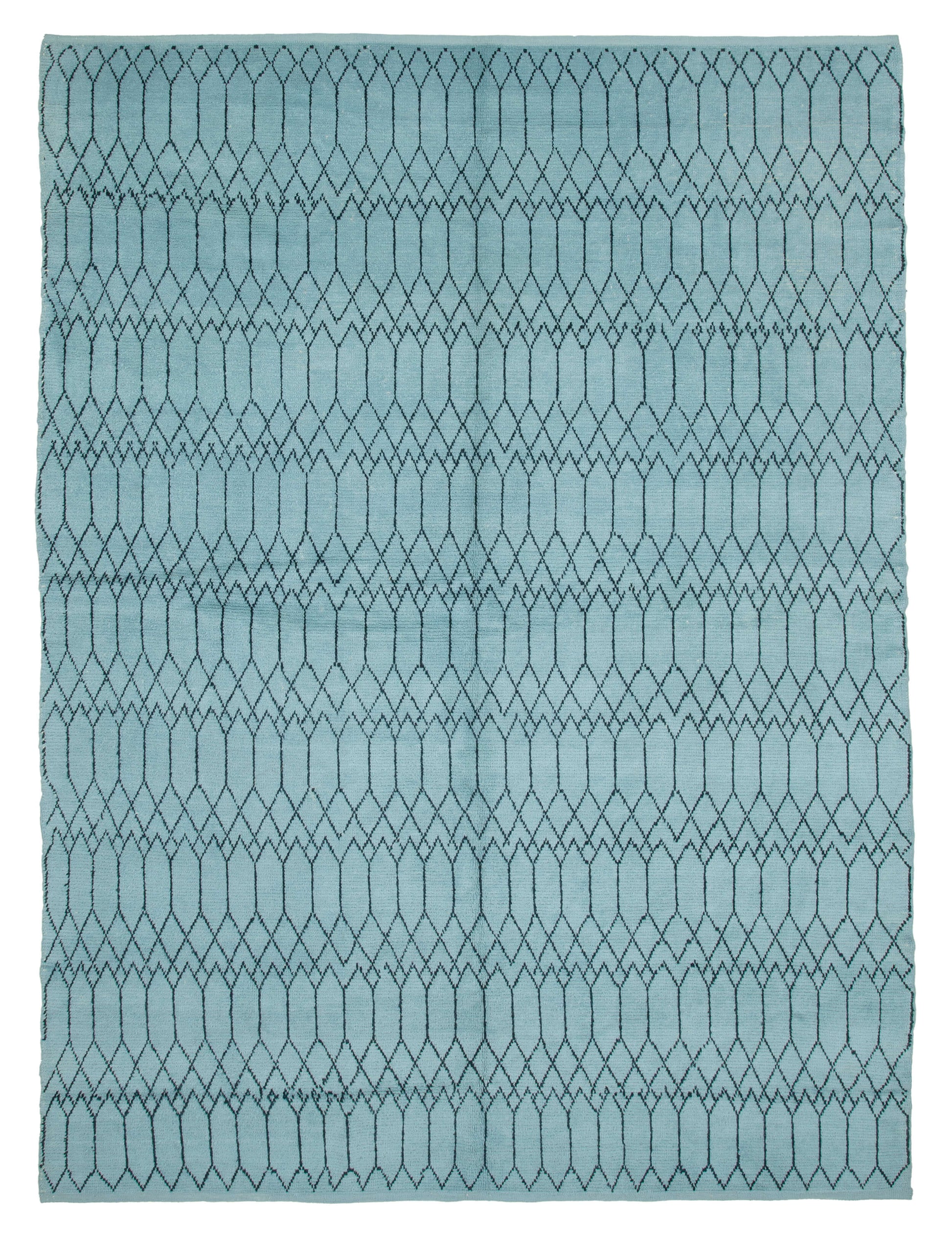 9x12 Blue Moroccan Rug - 35740