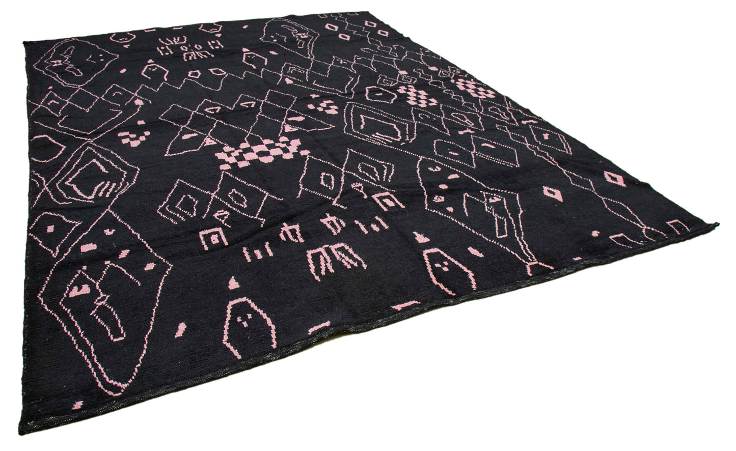 9x12 Black Moroccan Rug - 35745