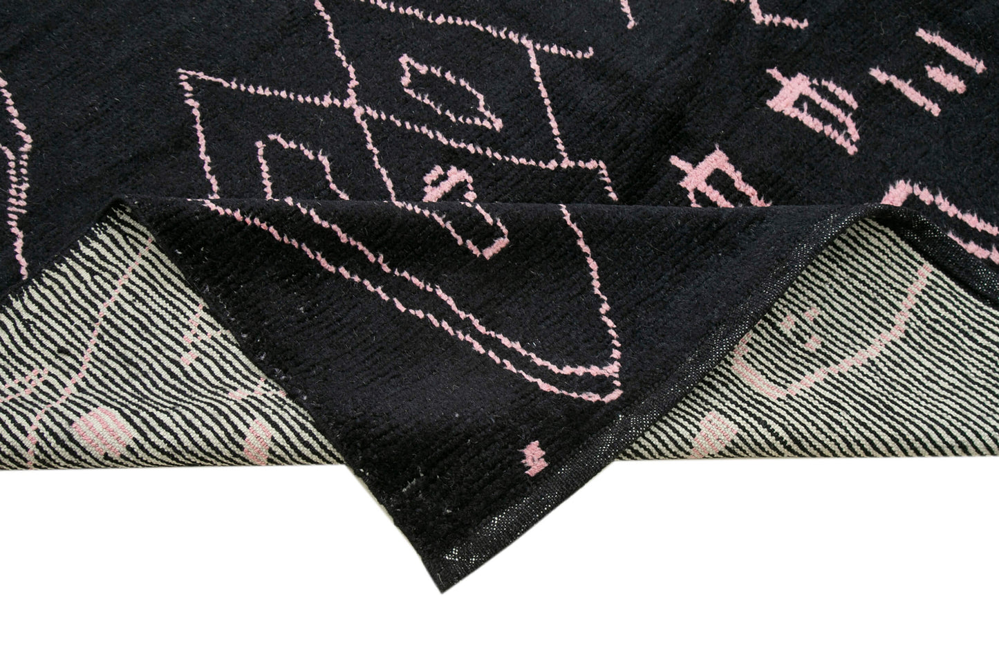 9x12 Black Moroccan Rug - 35745