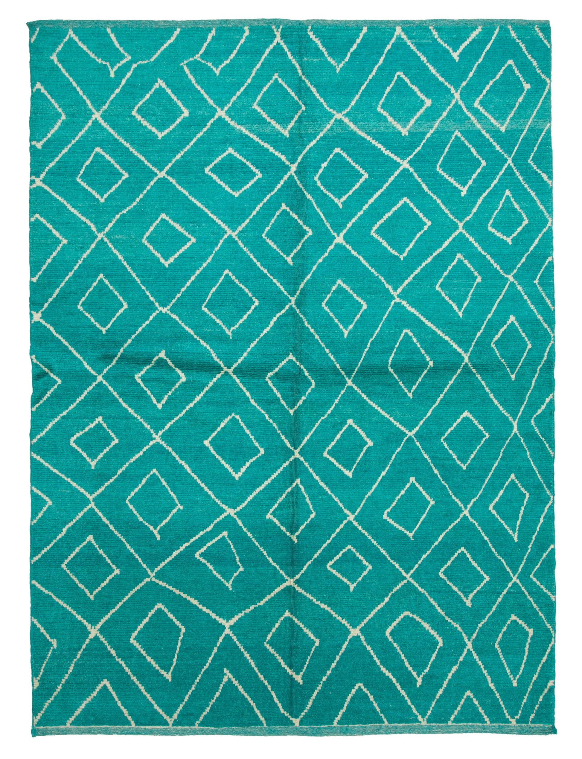 8x10 Turquoise Moroccan Rug - 35750