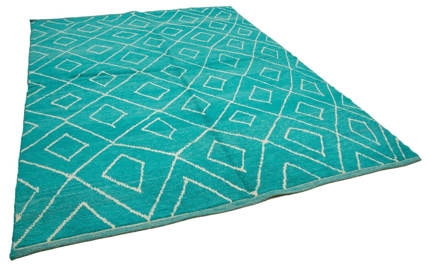 8x10 Turquoise Moroccan Rug - 35750