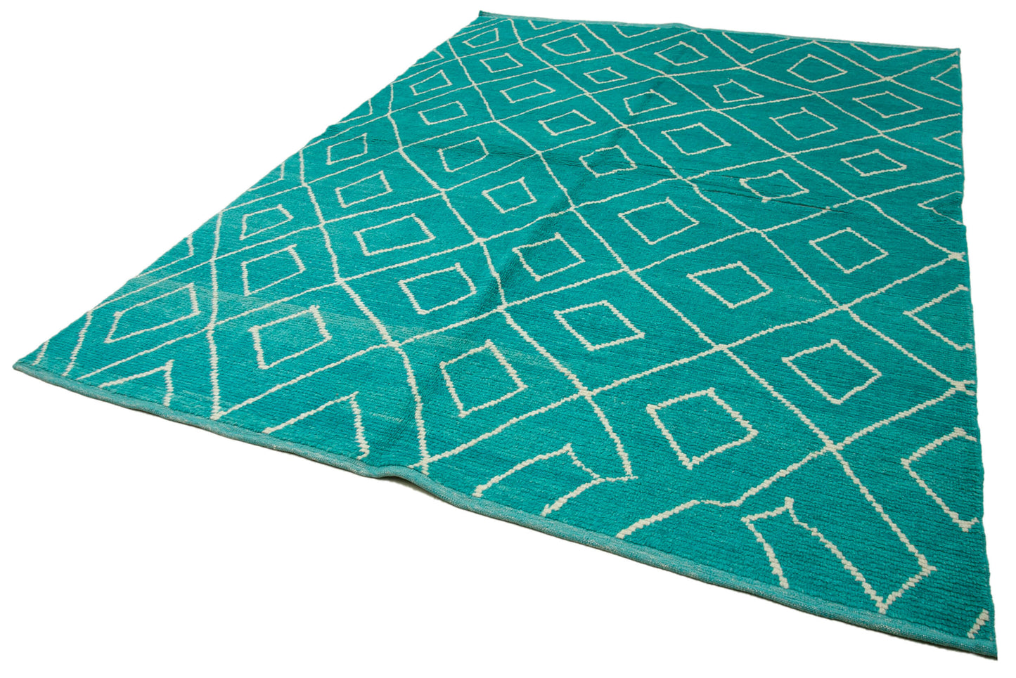 8x10 Turquoise Moroccan Rug - 35750