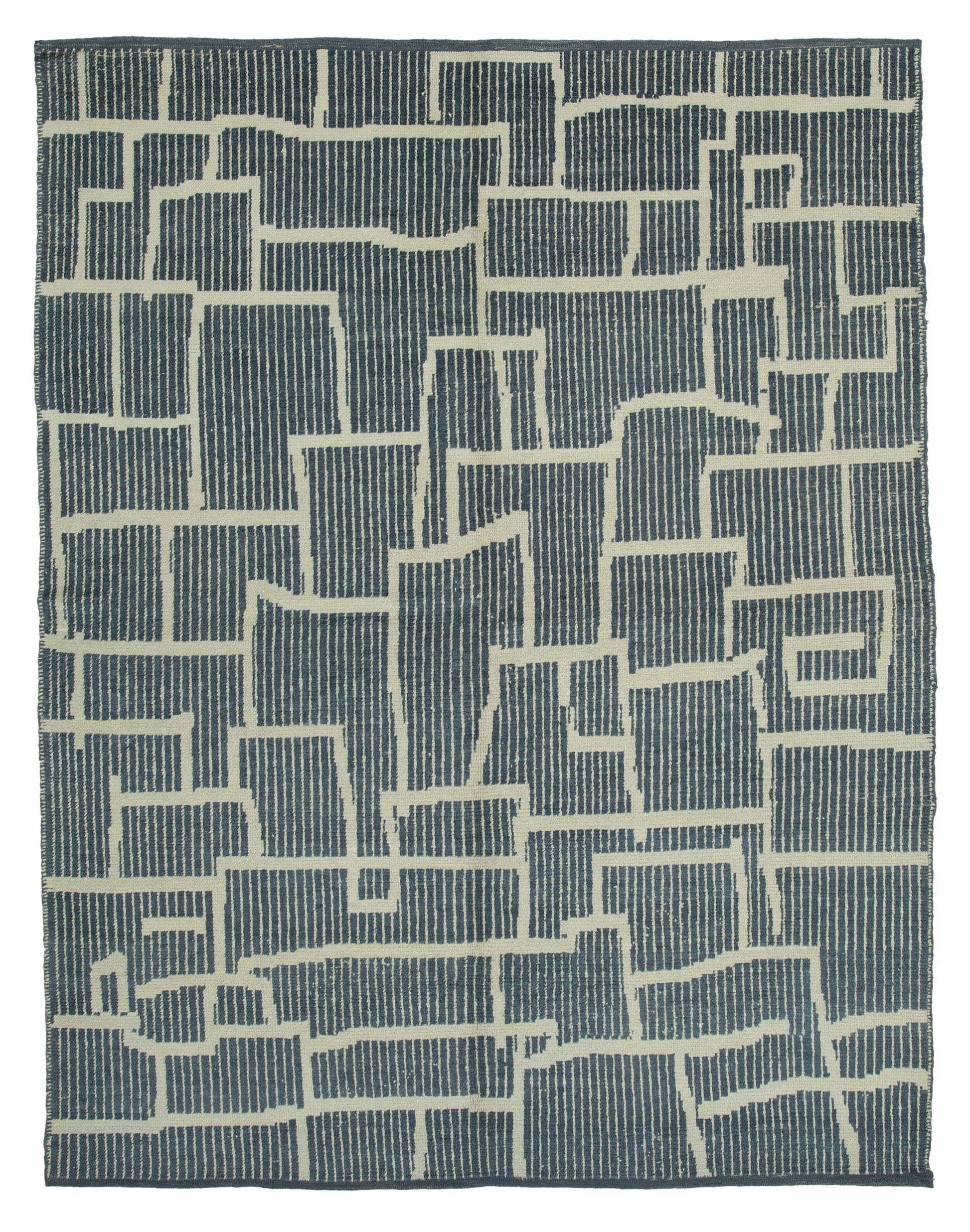 7x10 Grey Moroccan Rug - 35769