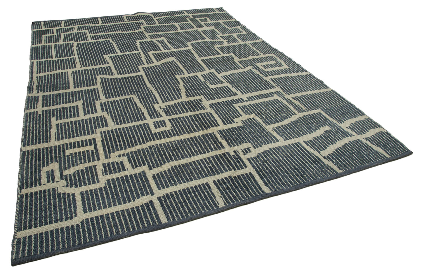 7x10 Grey Moroccan Rug - 35769