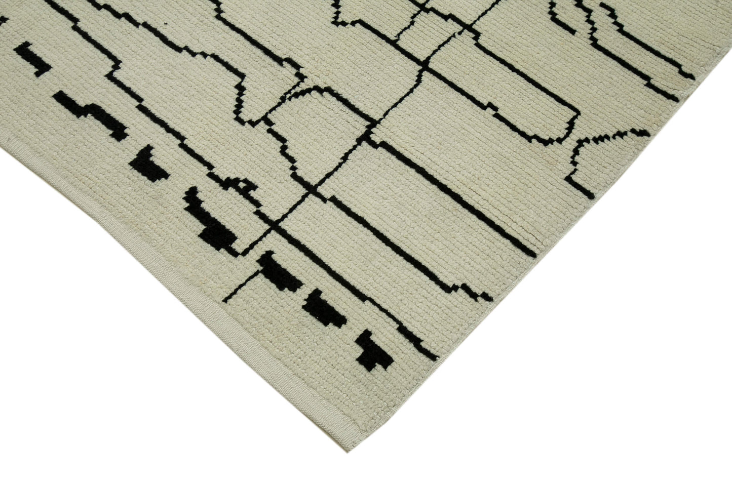 6x10 Beige Moroccan Rug - 35770