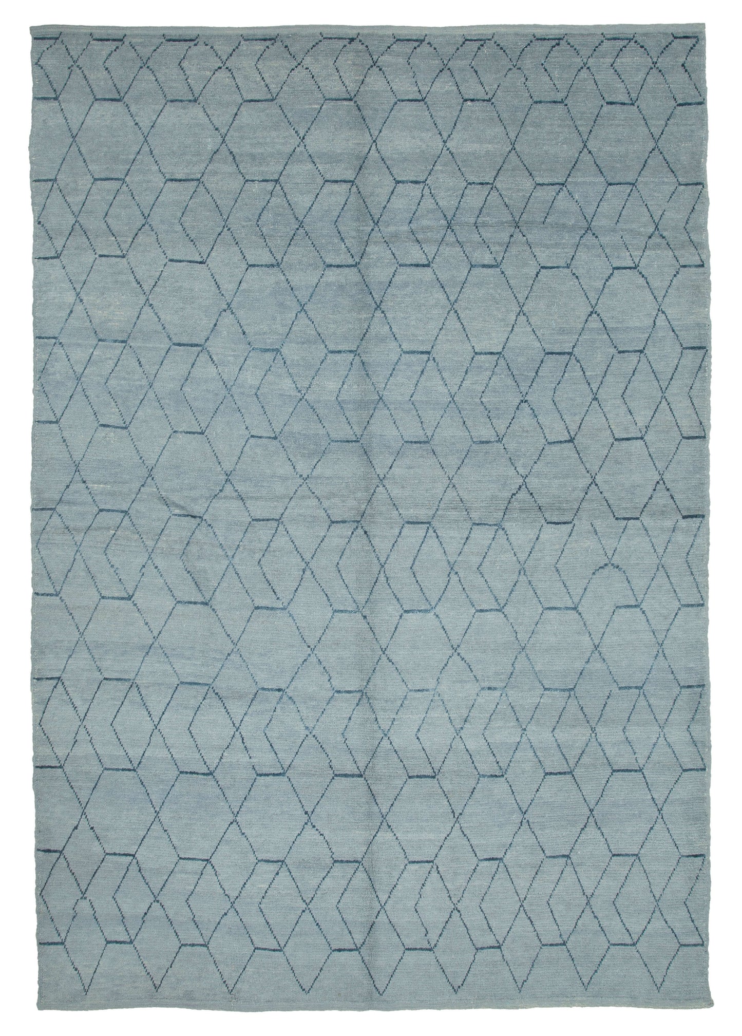 9x13 Blue Moroccan Rug - 35780