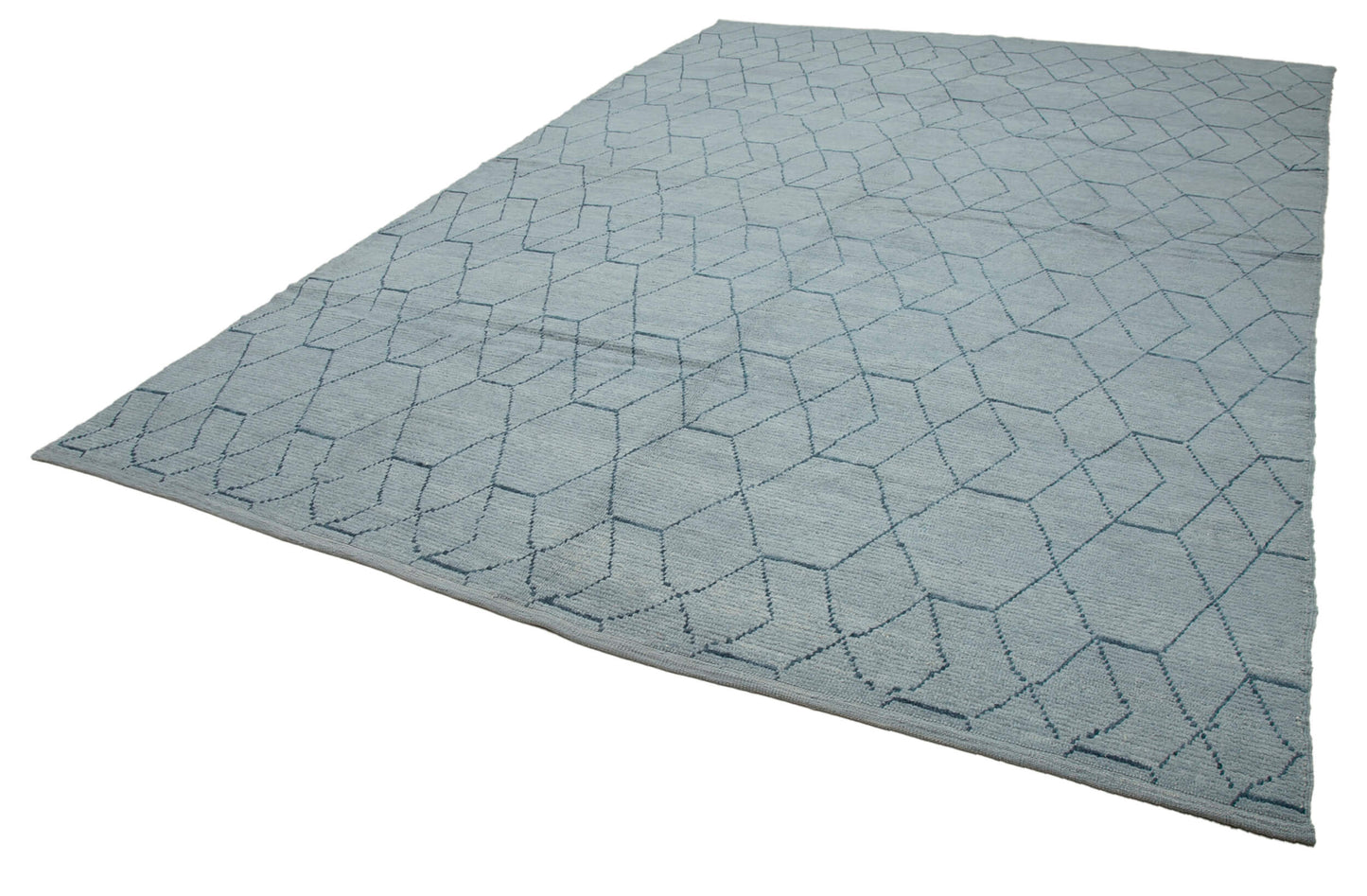 9x13 Blue Moroccan Rug - 35780