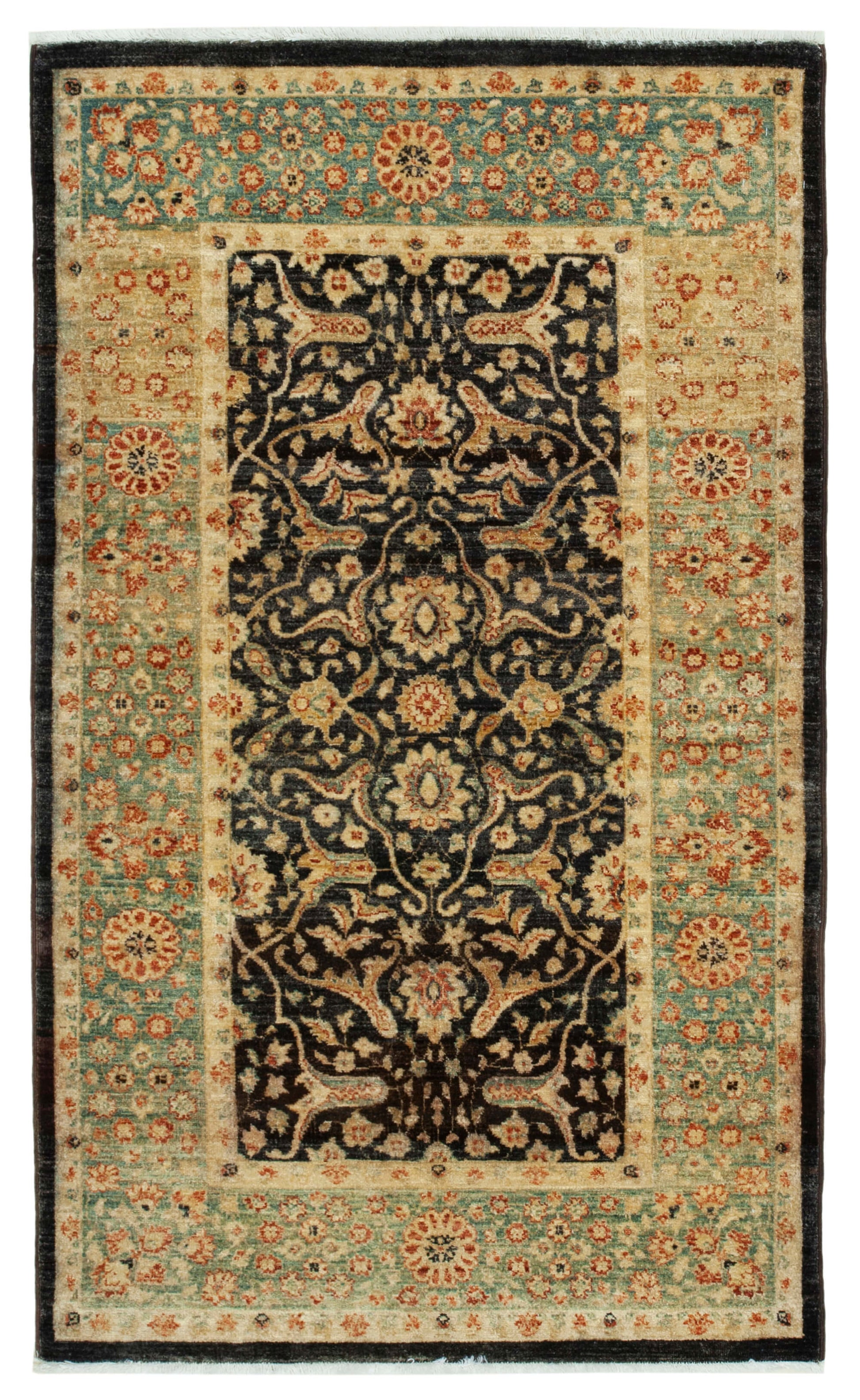 3x5 Beige Oushak Rug - 35786