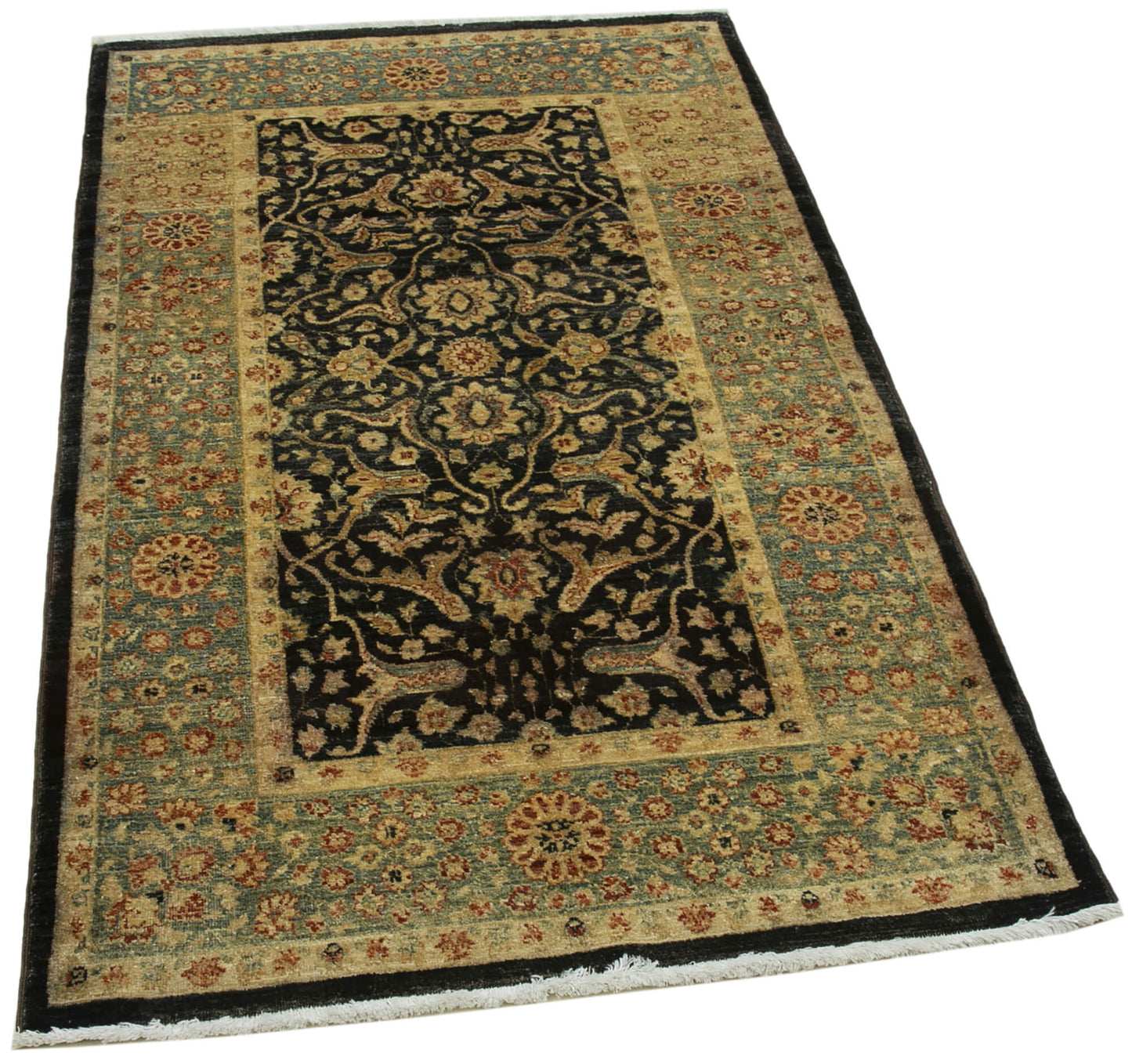 3x5 Beige Oushak Rug - 35786