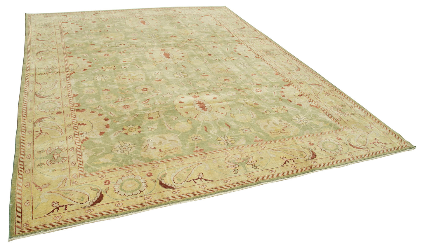 9x11 Beige Oushak Rug - 35789