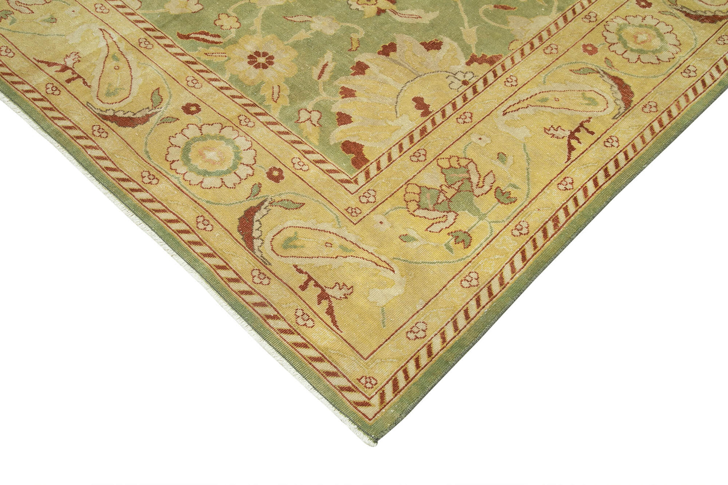 9x11 Beige Oushak Rug - 35789