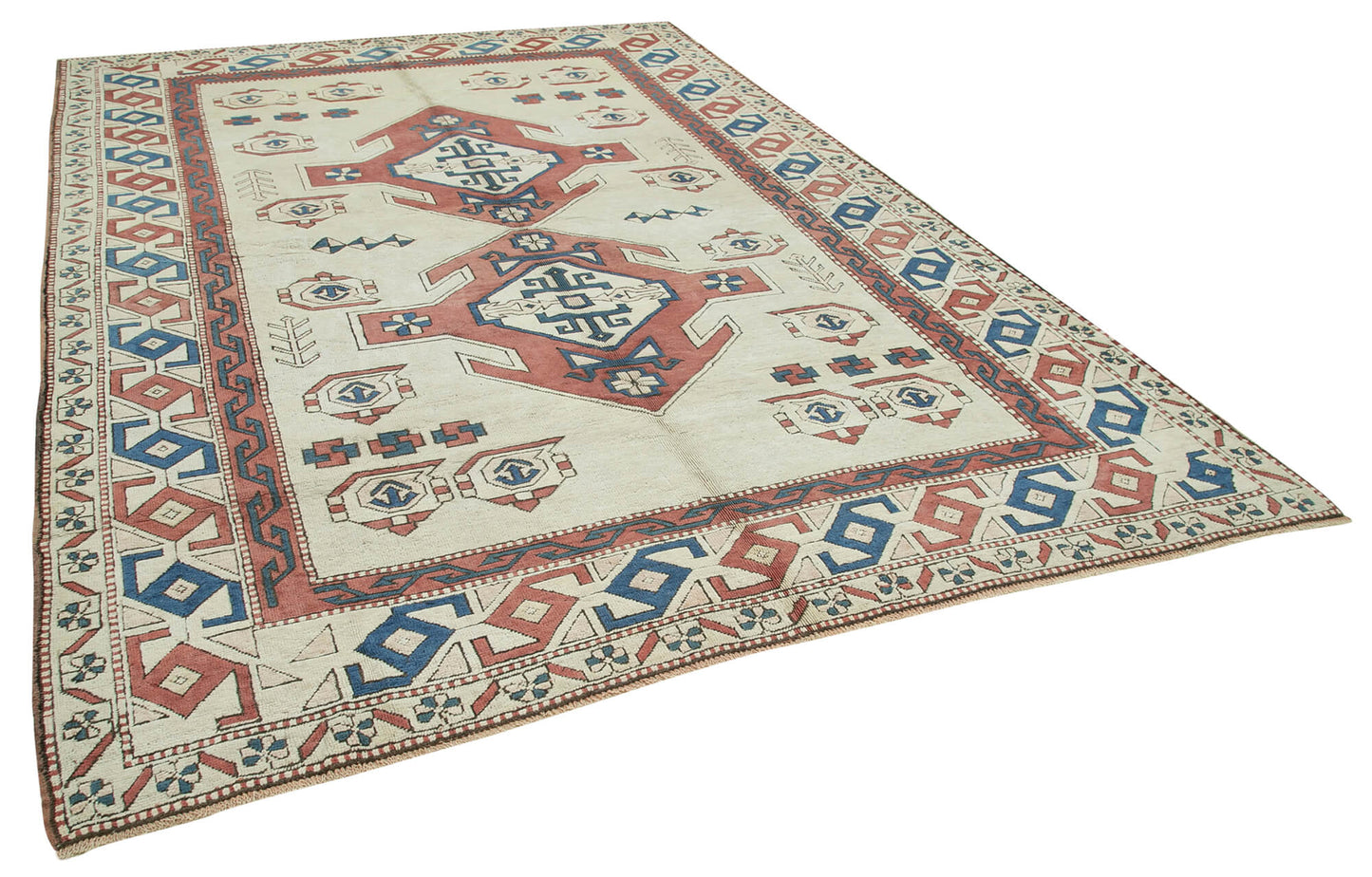 8x11 Beige Oushak Rug - 35793