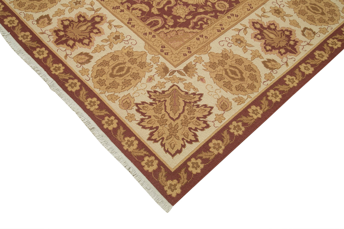 9x13 Beige Oushak Rug - 35798