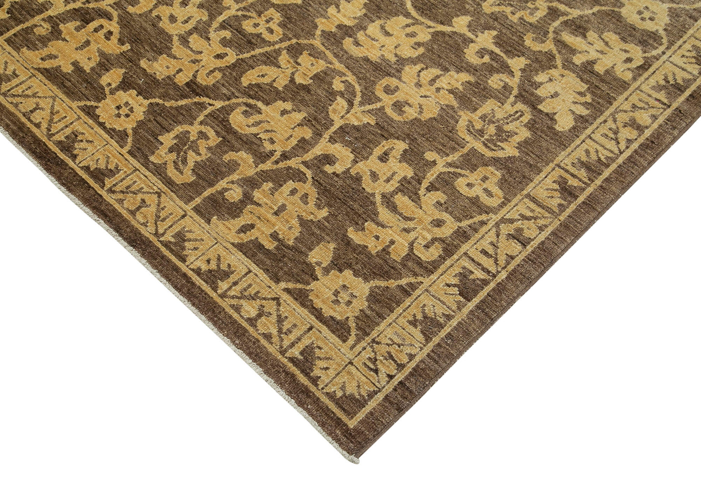 9x11 Brown Oushak Rug - 35800