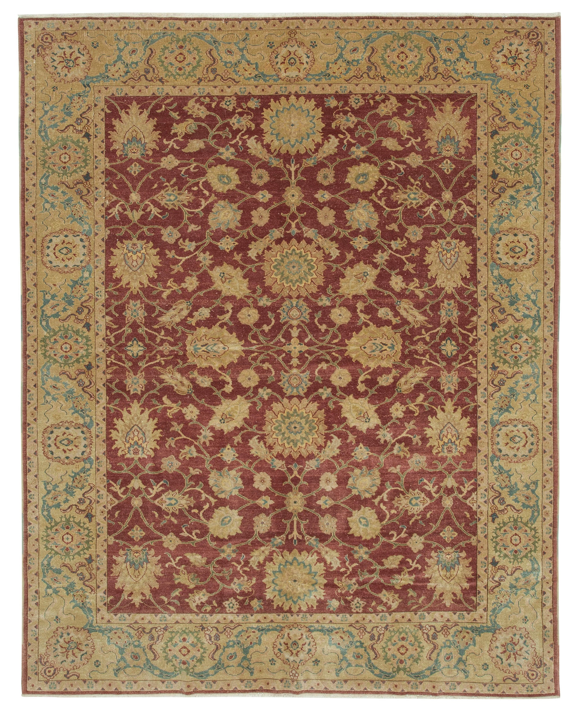 8x10 Beige Oushak Rug - 35802