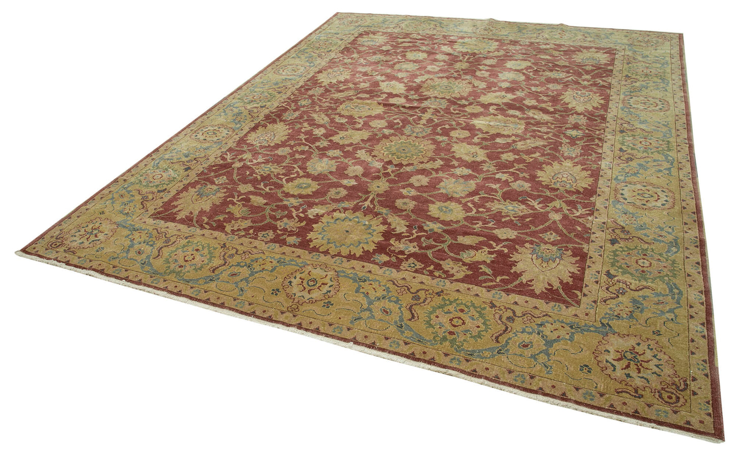 8x10 Beige Oushak Rug - 35802