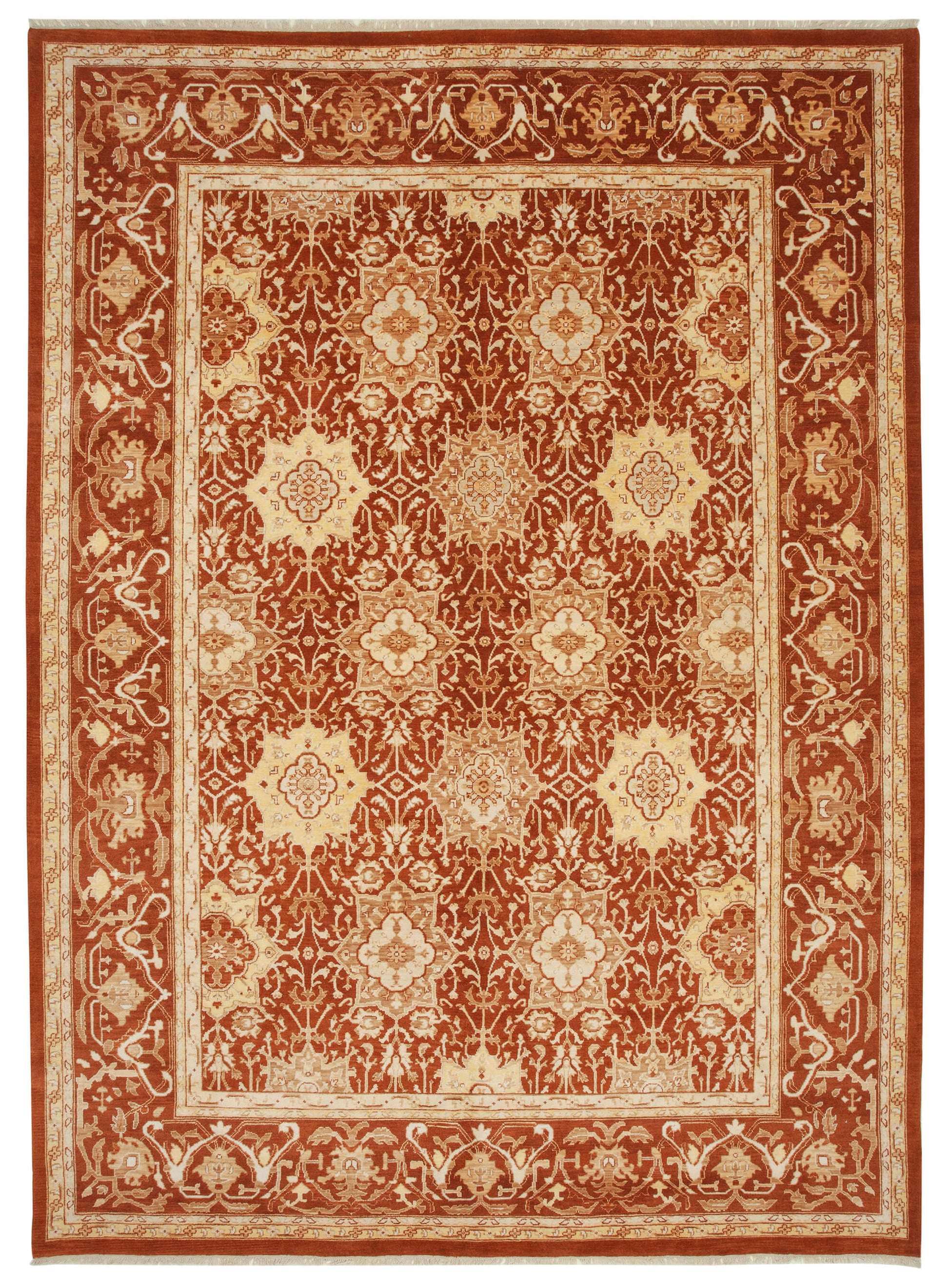 10x13 Red Oushak Rug - 35807