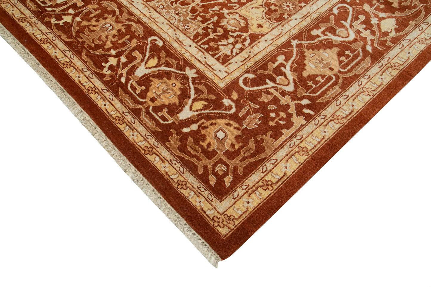 10x13 Red Oushak Rug - 35807