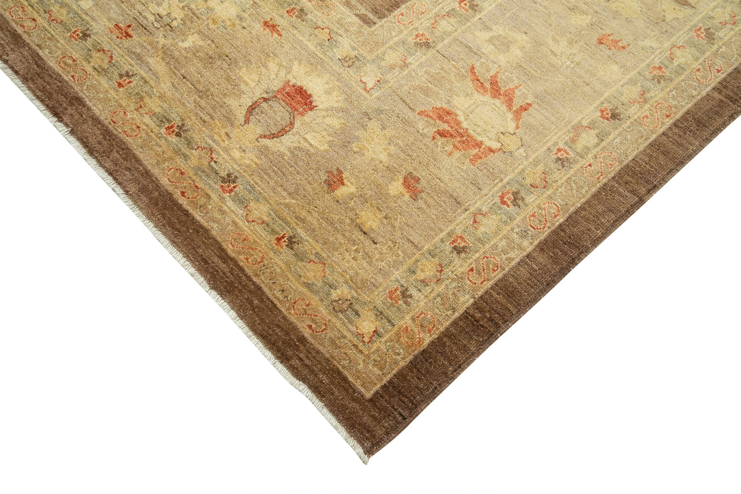 10x14 Brown Oushak Rug - 35811