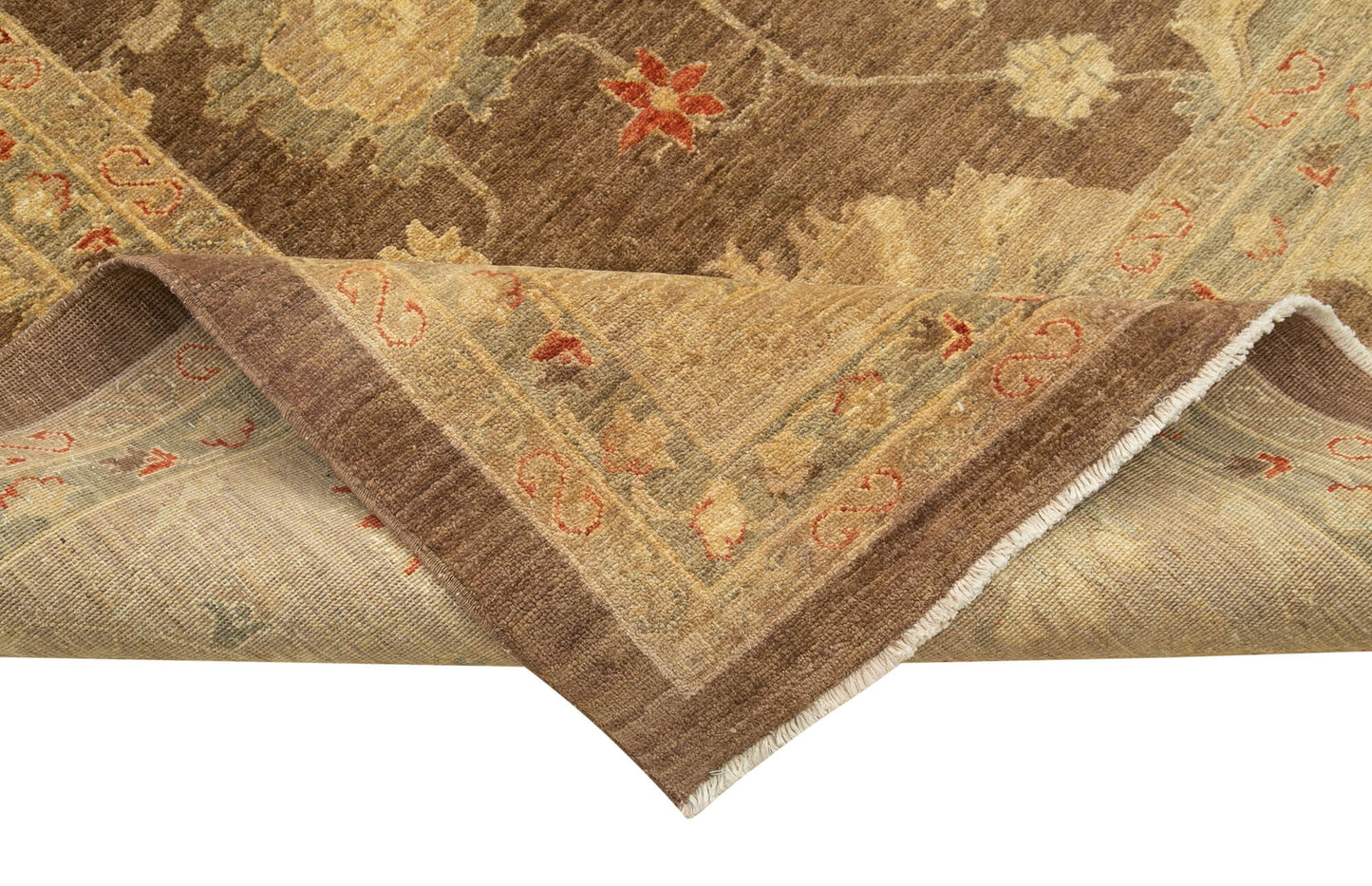 10x14 Brown Oushak Rug - 35811